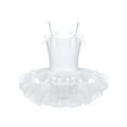 thumbnail image 4 of iEFiEL Girls Lovely Bowties Spaghetti Straps Ballet Dance Gymnastics Leotard Tutu Dress, 4 of 7