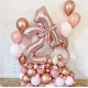 thumbnail image 5 of 32 globos de látex metálicos para decoración de cumpleaños de adultos, globos de aluminio con números de oro rosa, suministros para fiestas de cumpleaños de 18, 21, 30, 40, 50 y 60 años, 5 of 5