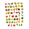 thumbnail image 3 of Pegatinas de frutas y verduras,Pegatinas de frutas y verduras para actividades infantiles,Pegatinas de alimentos decorativas DIY para niños pequeños,Pegatinas a granel fáciles de pelar para, 3 of 8
