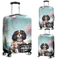 thumbnail image 2 of Happy Mother's Day Best Cavalier King Charles Spaniel Mom Ever Travel Luggage Cover Dog Lover Gifts Suitcase Dust Protective Decor - 03002, 2 of 5