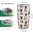 thumbnail image 2 of Taza de viaje Oasisdream, vaso de 600 ml con estampado de perros, 2 of 6