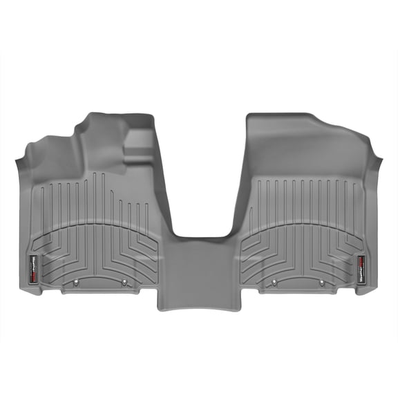 WeatherTech Custom Fit FloorLiners compatible with 2011-2017 Nissan Quest - 1st Row - Over The Hump, Grey