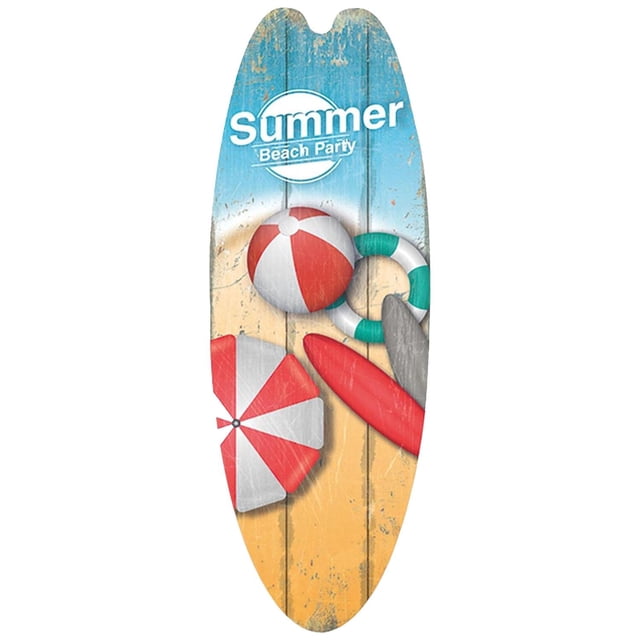 Tablas de Surf Decorativas SurfWave 1Pza 16x45cm Madera Tabla de Surf.
