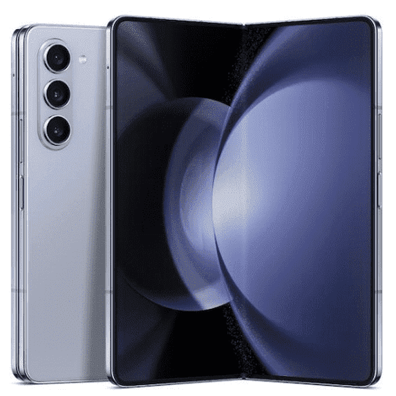 Unlocked Samsung Galaxy Z Fold5 Cell Phone 256GB 5G Icy Blue