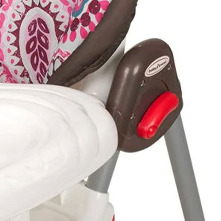 Baby Trend Sit-Right Compact Freestanding Foldable High Chair, Paisley 