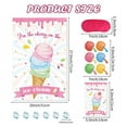 thumbnail image 2 of Pin The Cherry On The Ice Cream Game With 36 Pcs Cherry Stickers Large Ice Cream Party Games Poster for Kids Ice Cream Birthday Party Carnival Party Supplies, 2 of 6