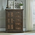 thumbnail image 2 of Liberty Furniture Industies, INC Big Valley Door Chest in Brownstone w/ Heavy Distressing, 2 of 5