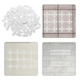thumbnail image 1 of SHOWERORO 100Ud Piezas De Espejo Ovalado Autoadhesivas Para Decorar Sala Y Cocina, 1 of 5