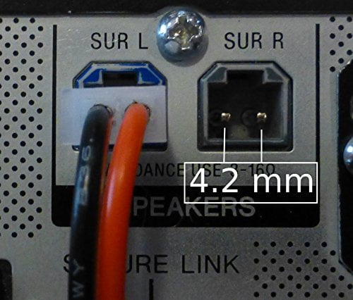sony surround sound wires