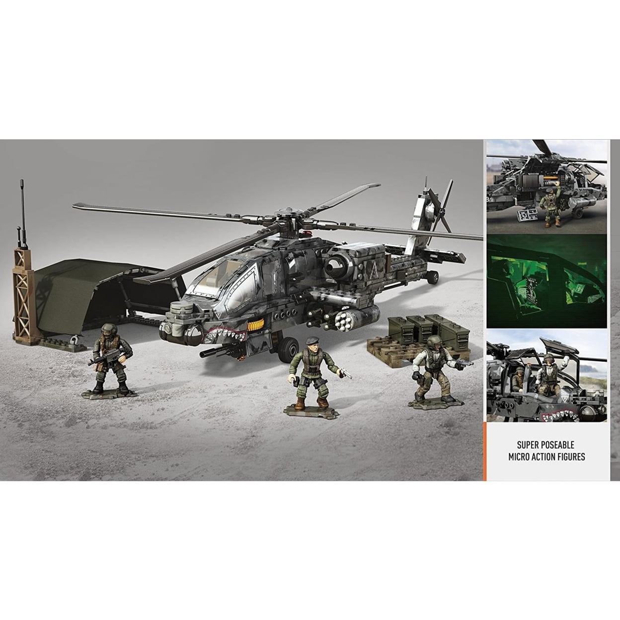 Mega bloks anti armor helicopter 2025
