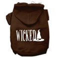 thumbnail image 1 of Wicked Screen Print Pet Hoodies Brown Size Lg (14), 1 of 1