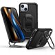 thumbnail image 1 of wonima11 Shields Up for iPhone 13 Case with Stand (Two-Way Stand), 14 Phone Case with Double Ring Holder, Heavy Duty Shockproof Cover for iPhone 13/iPhone 14 - Black, 1 of 1