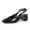 Black, variant on LuckLilac Women's Square Toe Slingbacks Mary Jane Pumps Patent Leather Chunky Low Heel Buckle Strap Heels sandals Wedding Party Dress Shoes