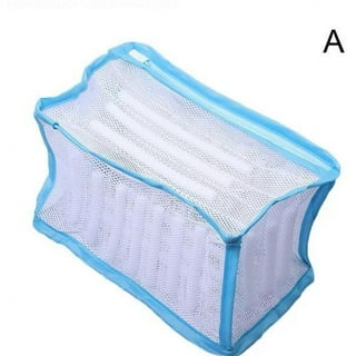 VOSAREA Mesh Laundry Bags Portable Dryer Shoes Wash Bag Laundry Shoes  Protector Padded Net Wash Bag for Shoes Sneaker Washing Machine Bag Home  Travel