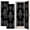 Color 2, variant on Rustic 2 Pcs School Locker Magnetic Wallpaper 12" x 36" Gothic Black White Skulls Snakes Butterflies Hearts Reusable Removable Locker Accessories Back to School Supplies