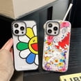 thumbnail image 2 of Con Paquete Caja CaseTifg Marca Arte Sol Flor Carcasa De Carga Magnética Teléfono Funda Para iPhone 14 11 12 13 Pro Max Lujo Duro Silicona Transparente A Prueba De Golpes Proteger Cubierta, 2 of 4