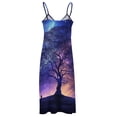 thumbnail image 4 of Tree with Life Sleeveless Dress Women's Luxury Party Dress Birthday Dresses for Women, 4 of 6