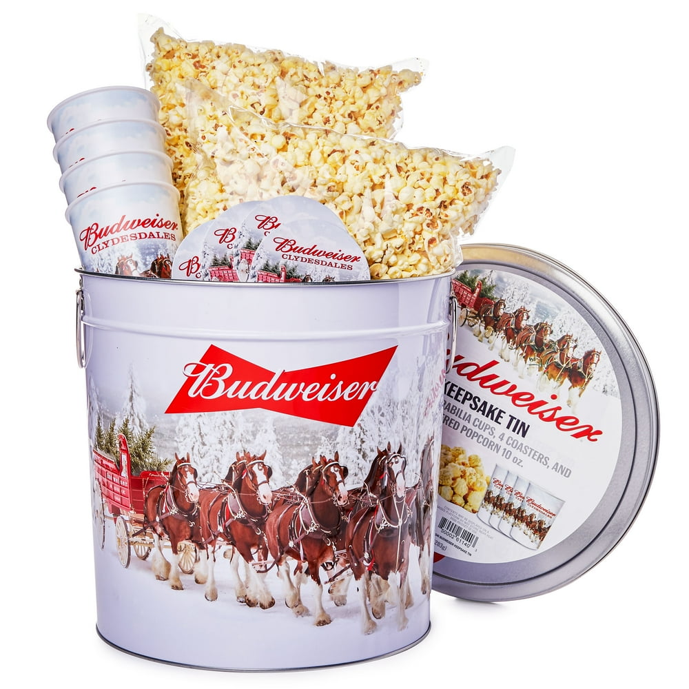 Budweiser Giant Keepsake Tin Christmas Gift, 11 Pieces - Walmart.com