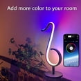 thumbnail image 4 of Luz LED inteligente RGB IC Luz de noche de ambiente inteligente Control remoto Luz de cambi Abanopi Luz, 4 of 7