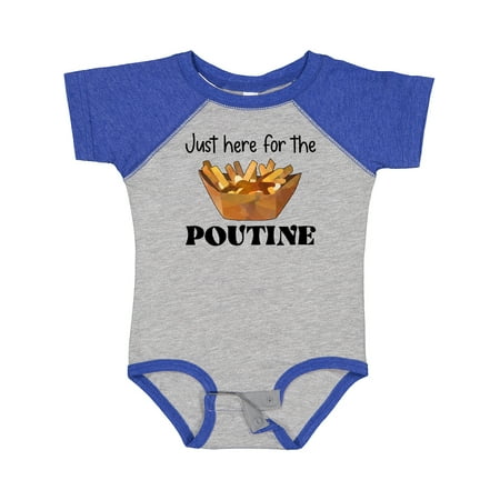 

Inktastic Just Here for the Poutine Gift Baby Boy or Baby Girl Bodysuit