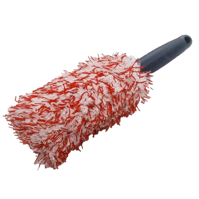 Car Wheel Rim Cleaning Brush Portable Plush Car Wheel Hub Brush Washing Tool