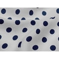 thumbnail image 4 of oneOone Viscose Jersey Navy Blue Fabric Polka Dots Dots Fabric For Sewing Printed Craft Fabric By The Yard 60 Inch Wide, 4 of 5