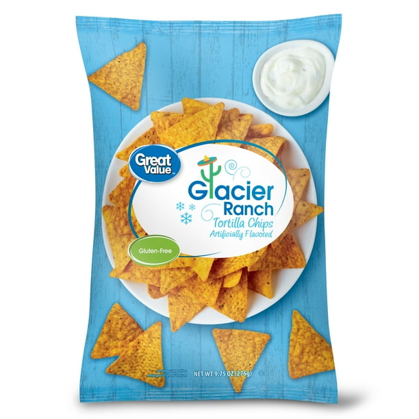 Great Value Glacier Ranch Tortilla Chips, 9.75 oz