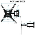 thumbnail image 6 of 14-55 inch Full Motion TV Wall Mount with Swivel and Articulating Tilt Arm TV Wall Bracket, 6 of 10