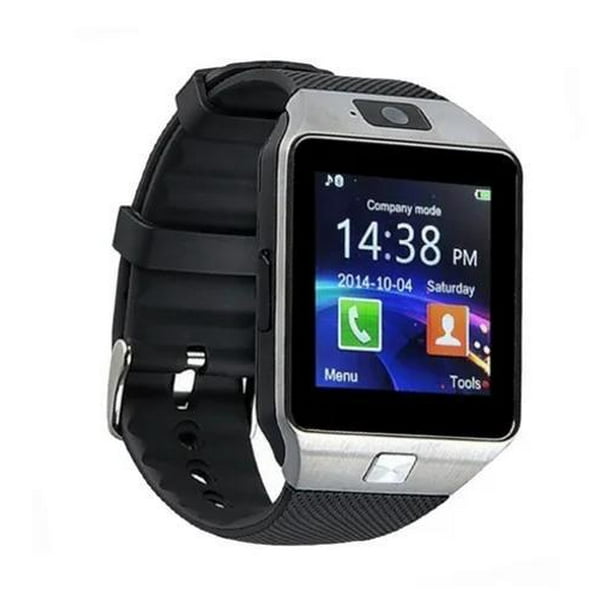 Smartwatch DZ09 Bluetooth Pantalla Touch 1.56" Plateado Genérica DZ09