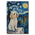 thumbnail image 3 of Havanese Dog Starry Night Canvas Wall Art Prints, Dog Art Canvas Painting Poster,Pet Canvas Painting Puppy Artwork 8x12 inches, 3 of 6