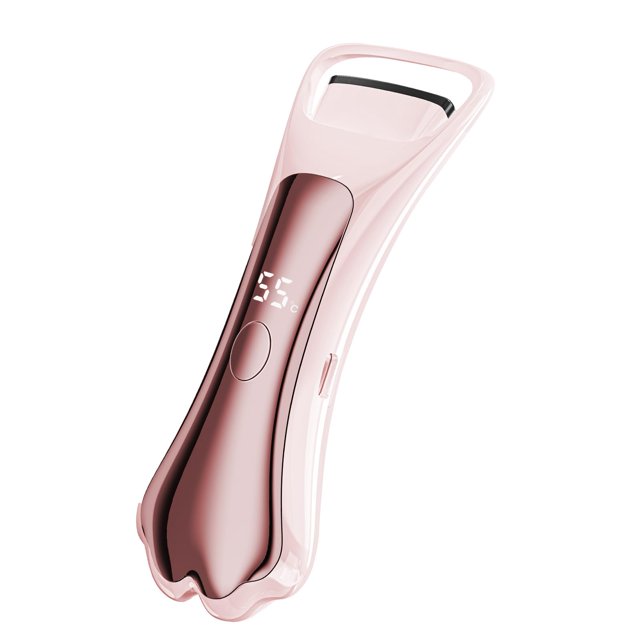 WJCA Recourbe-Cils Chauffant USB-C, Recourbe-Cils Réglable 2 Températures Imperméable pour Boucles Naturelles Longue Durée, Portable de Voyage, Rose
