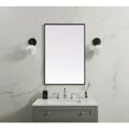 thumbnail image 3 of Elegant Decor Metal Frame Rectangle Mirror 24x36 Inch in Black, 3 of 12