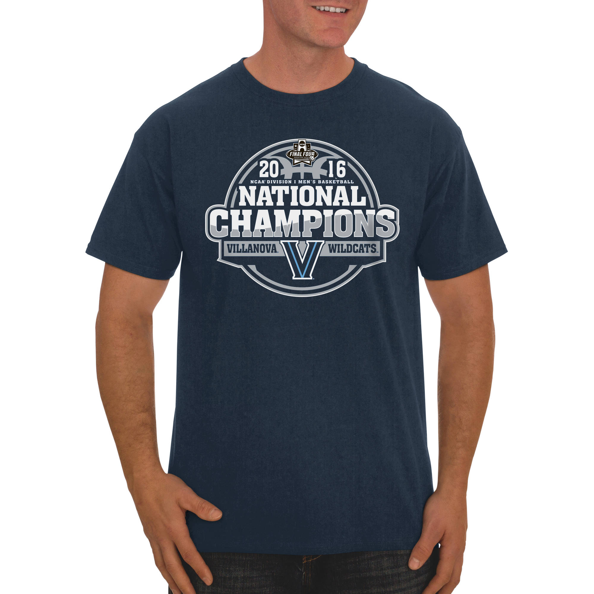 Men's Villanova Wildcats 2016 NCAA Men's Basketball Champions T-shirt ...