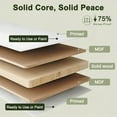 thumbnail image 5 of 28" X 80" Sliding Pocket Door Recessed Paneled Sliding Door Solid Core With Privacy Pocket Lock, 5 of 8