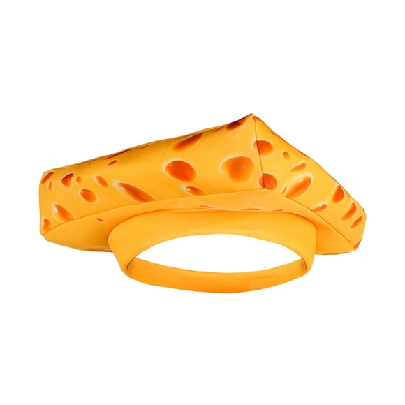 Sombrero de queso para cosplay, divertido gorro para juego de rol, para fiesta, comida, disfraz, tocado Adultos