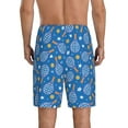 thumbnail image 2 of Balery Tennis Men's Cotton Knit Pajama Shorts Waistband & Pockets,Short Pajama Pants-4X-Large, 2 of 8