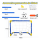 thumbnail image 3 of Portería De Fútbol Juguete De Niños Con Redes Bomba Y Pelota Xtellar azul, 3 of 4