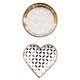 thumbnail image 1 of 2x Nordic Style Small Ceramic Dish Plate Moasic Pattern Delicate Jewelry Tray Kitchen Tableware Dish with Golden for Desset BLESIY platos de ceramica para cocina, 1 of 6