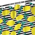 thumbnail image 3 of Yellow Lemon Fruit Leaves BlackWhite Pattern Shower Curtain 36"x72" ,Bathroom Decorative Shower Curtains Set with 12 Hooks,Modern Waterproof Washable Shower Curtain, 3 of 6