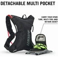 thumbnail image 6 of USWE Moto Hydro 3L Hydration Pack with 2.0L/ 70oz Water Bladder, a High End, Bounce Free Backpack for Enduro and Off-Road Motorcycle, Black Grey, 6 of 9