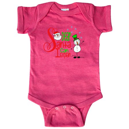 

Inktastic Dear Santa I Can Explain Cute Snowman and Snowflakes Gift Baby Boy or Baby Girl Bodysuit