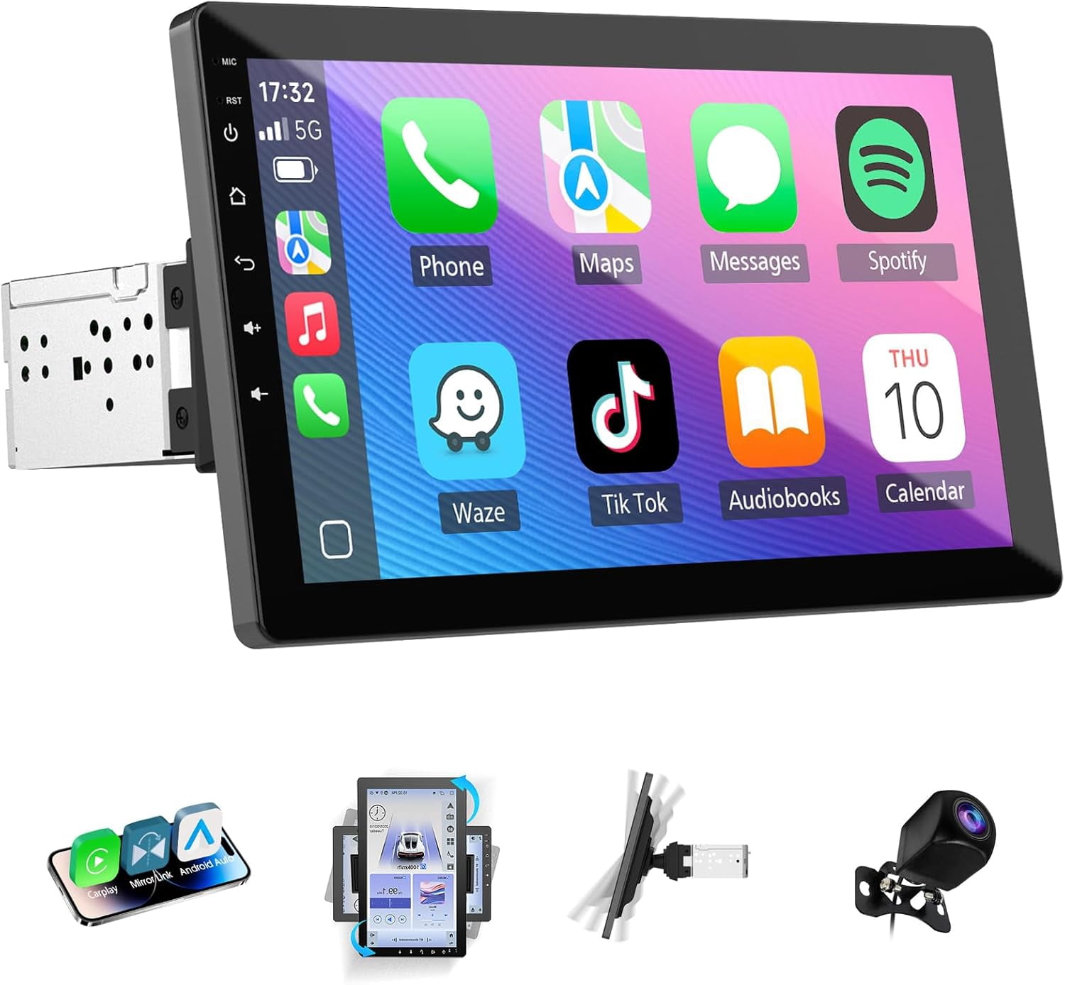 Jensen J1CA8FL-BUC 8-inch Certified Apple CarPlay Android Auto