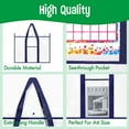 thumbnail image 6 of Sardfxul Art Portfolio Bag Poster Storage Bag Posters Organizer Transparent White Bag for Large Posters Poster Board Painting, 6 of 7