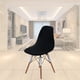 thumbnail image 4 of Funda elástica para asiento de silla Macarena cubierta de asiento negro, 4 of 8