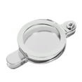 thumbnail image 1 of HEANUJJ 2 Pcs Protection de Porte en Cuivre Argenté pour Intimité pour Maison Remplacement, 1 of 7