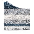 thumbnail image 6 of Unique Loom Hygge Shag Collection Area Rug - Gradient (5' Round Blue/Beige), 6 of 7