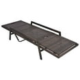 thumbnail image 4 of vidaXL Sun Lounger with Cushion Poly Rattan Brown, 4 of 7