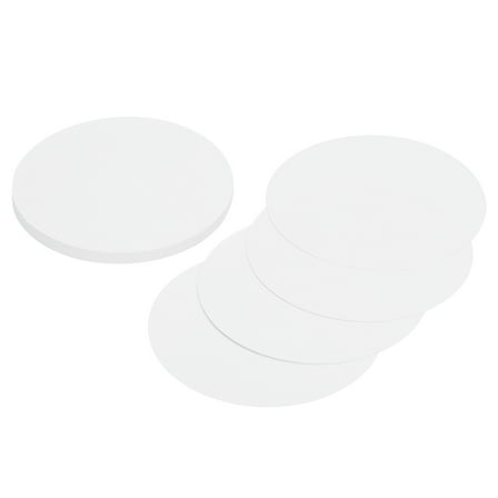 24 Pcs Circle Card Stock, 3.1 Inch Cardstock Paper Circles for Craft, White