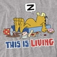 thumbnail image 2 of Garfield T-Shirt This Is Living Unisex Graphic Tee For Men & Women, 2 of 7