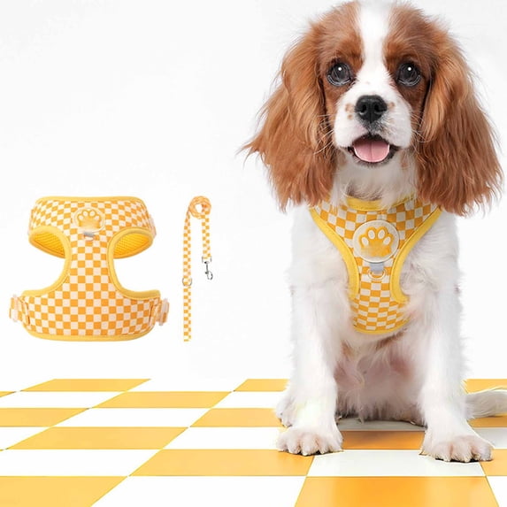 Dog Harness for Small Breeds, Anti-Escape Design with Secure Fit, Recommended for Dogs Weighing 4.4-6.6 lbs, 7.7-14.3 lbs, 15.4-22 lbs, or 22-30.8 lbs, Adjustable and Safe